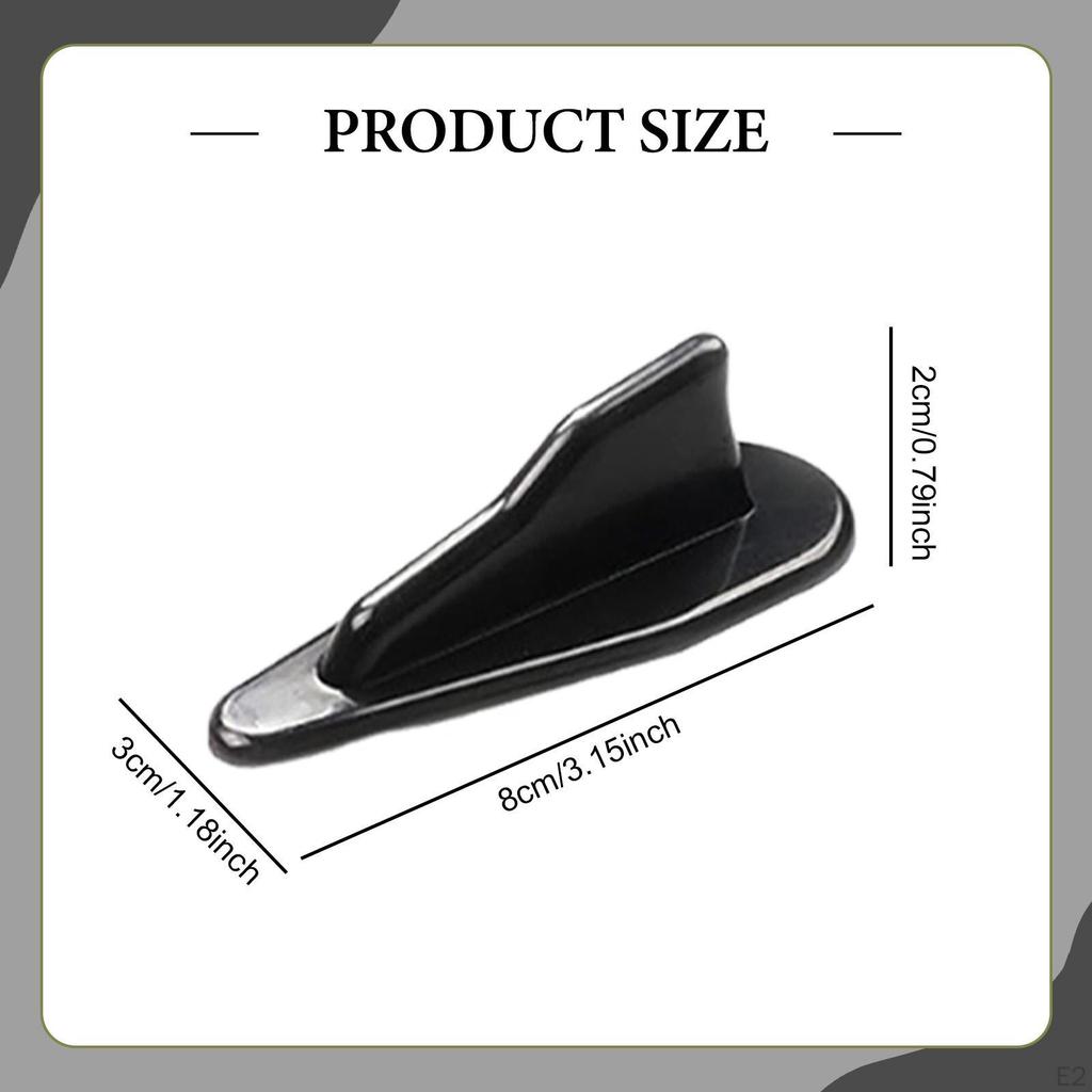 10 Pieces Car Roof Decoration Auto Accessoriers Air Vortex Generator Easy Installation Universal