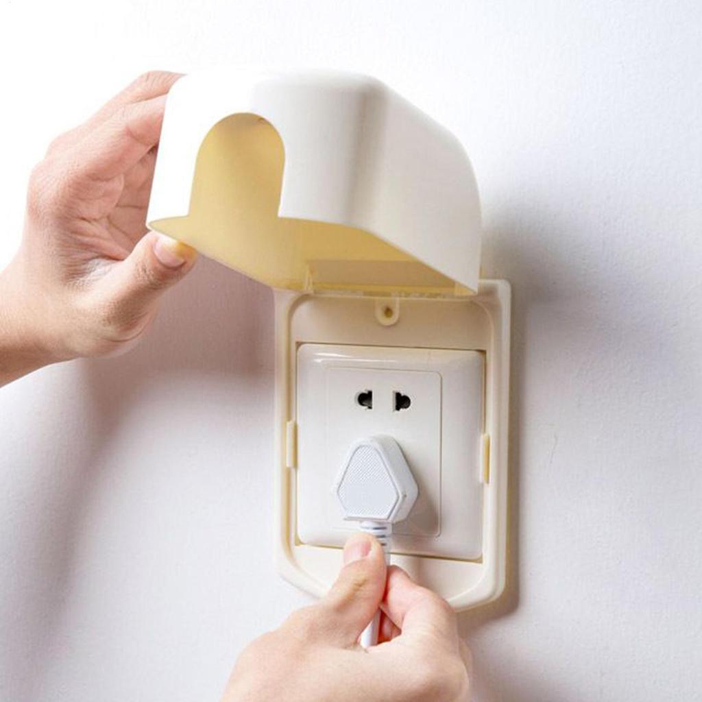 Baby Proofing Outlet Covers, Adhesive Electrical Socket Protector for Home, Nursery, Kitchen, Bedroom and Apartment Safety