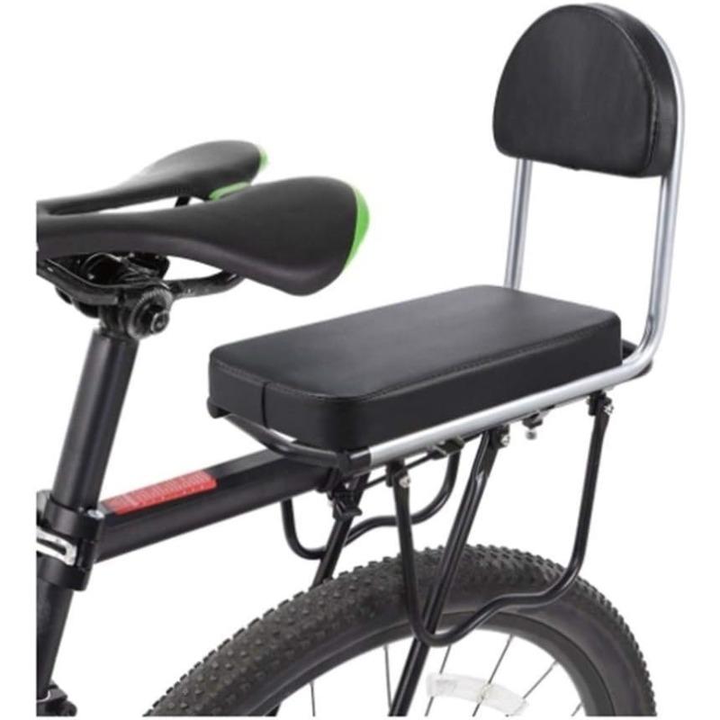 The back seat of a bicycle, the rear armrest of a bicycle with thickened carrier, the back seat of a bicycle