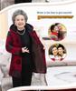 Elderly Women's Cotton-Padded Winter Jacket - Thickened Velvet Coat for 70-Year-Olds