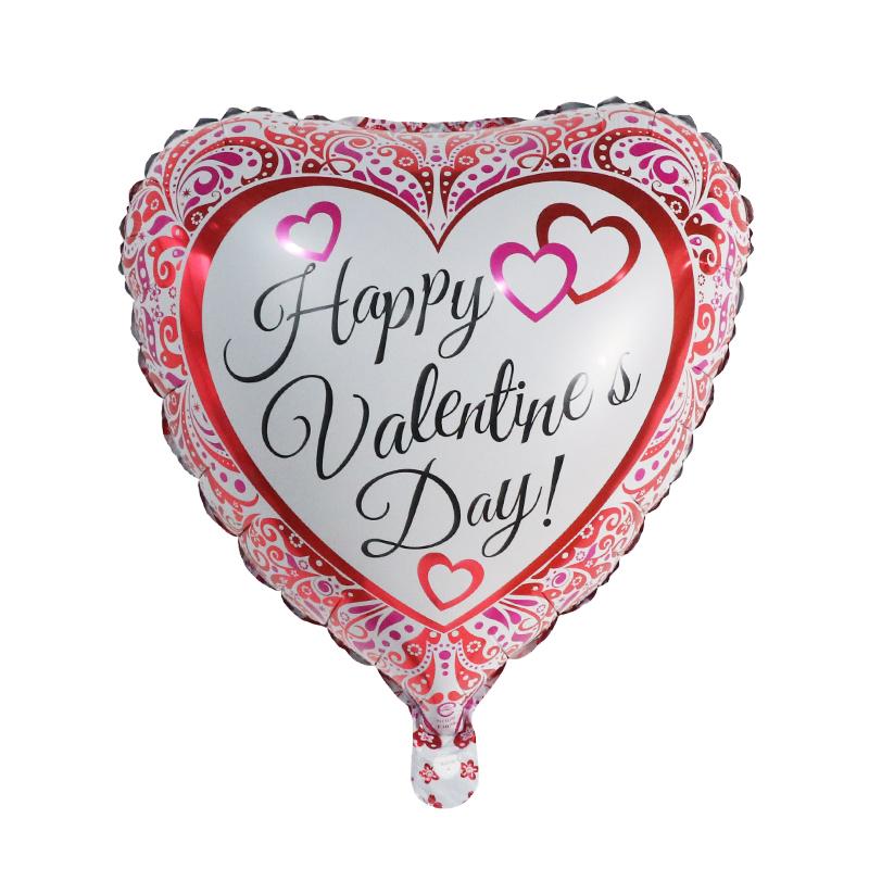 

10 Pcs 18inch Heart-shaped Aluminum Foil Balloon Happy Valentine s Day Anniversary Wedding Decoration Supplie Balloon Decoration 18inch
