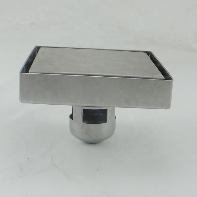 China Factory Supplier 4 Inch Stainless Steel Shower Room Floor Drain Square/Tile Insert Concealed Floor Drain