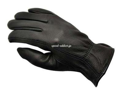 SPEED ADDICT NAPA HANDSCHOEN Gevoerd (Napa handschoen gevoerd), Zwart