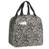 Borse Termiche Pranzo con Stampa Leopardo per Donne Pelle Animale Riutilizzabile Cooler Termico Cibo Pranzo Scatola Pranzo Lavoro Scuola Viaggio