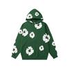 European and American 100%Cotton Foam Printed Hoodie Men's and Women's Hoodies