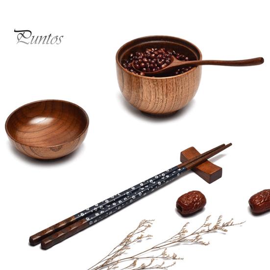 Beautiful Dishwasher Safe Wear-Resistant Salad Bowl Soup Rice Salad Wooden Serving Bowl Kitchen Supplies