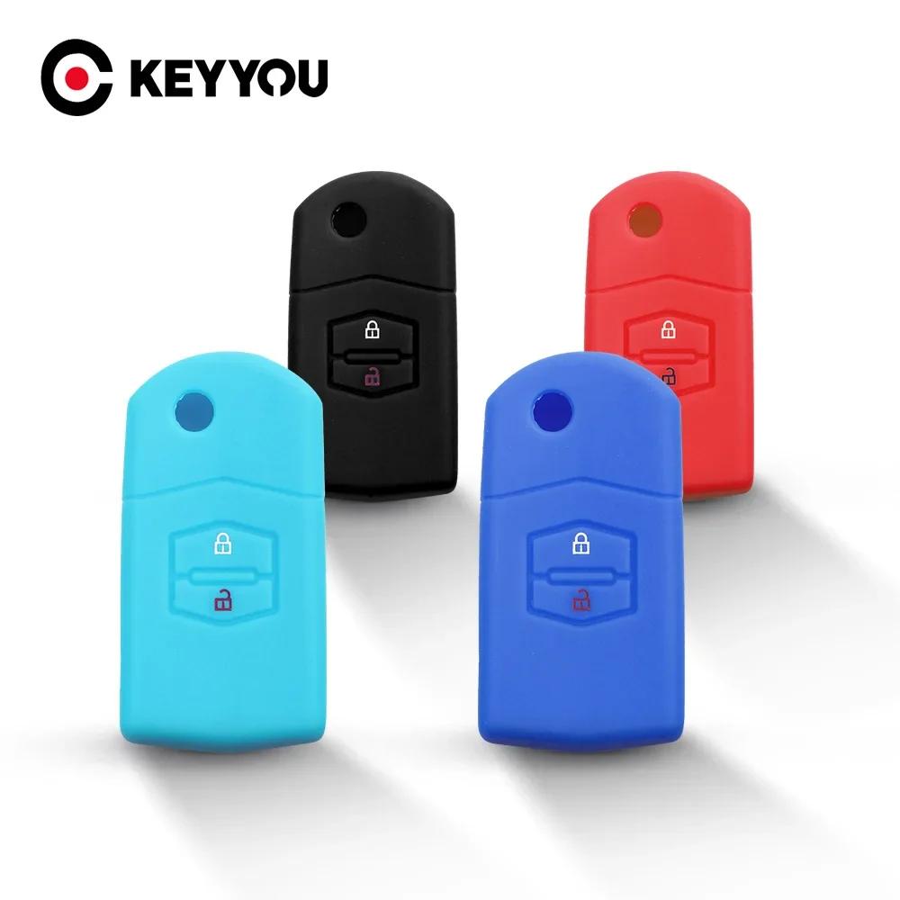 Silicone Car Key Cover For Mazda 2 Demio 3 5 6 2003 2004 2005 2006 2007 2008 2009 2010 2011 2012 2013 M5 Cx7 Cx9 Rx8 Mx5
