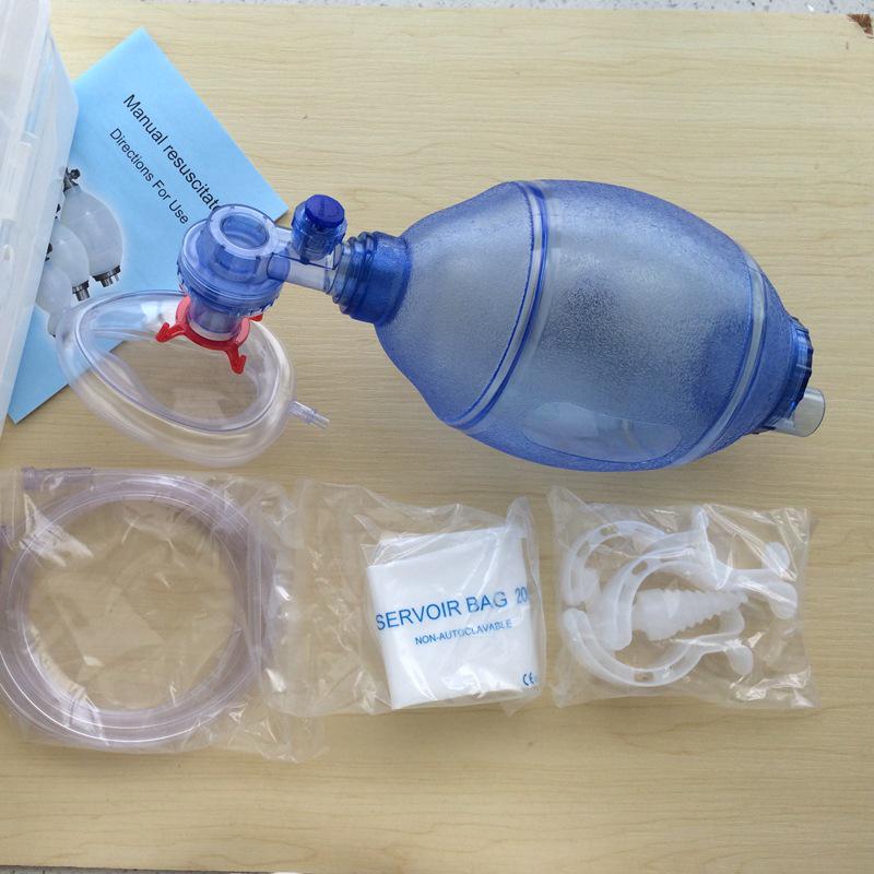 Manual Resuscitator Airbag Respirator - First Aid Squeeze Bag for Life-Saving Resuscitation