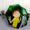 1pc Rick "Morty" Windproof Automatic Umbrella, Portable Folding design, Lightweight for Women/Men188