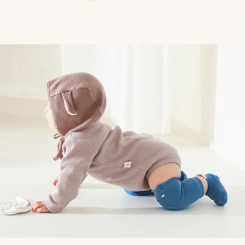 Krabbelschutzsocken Set Sommer Baby Knie Cartoon Anti-Rutsch Socken Kinder Boden Socken Knieschoner Gehen Schutz für Mädchen Jungen