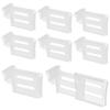 Refrigerator Dividers Clip,Adjustable Plastic Organizer Tools,Fridge Door Retractable Snap-on Space Separators Kitchen Storage