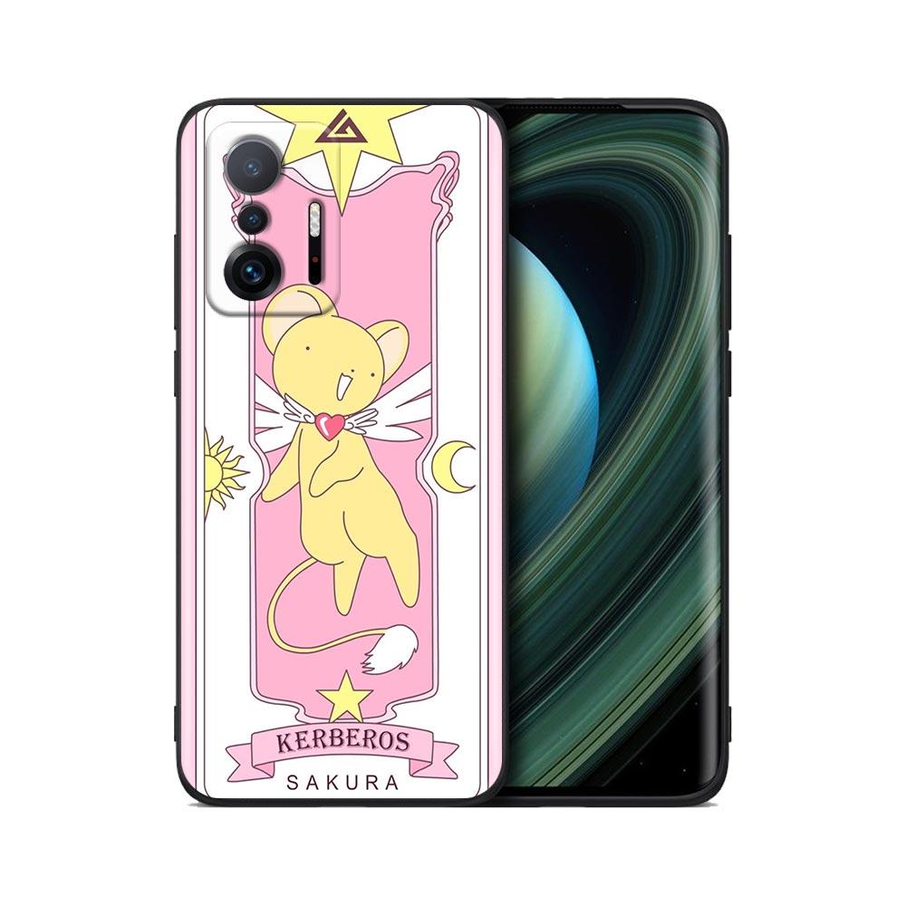 Cute Card Captor Sakura Anime Cartoon Phone Case For Xiaomi Mi 12 12X 11T X4 NFC M3 F3 GT M4 Pro Lite NE 5G Poco M3 M4 X4 Cover
