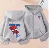 Anime Spider-Man Zippered Hoodie: Kids & Adults Spring/Autumn Sweatshirt