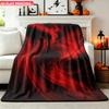 Flannel Blanket 1pc Dark Red Flowing Abstract Soft Air Conditioning Blankets Office Sofa Blankets Nap Blankets Camping Blankets Pe