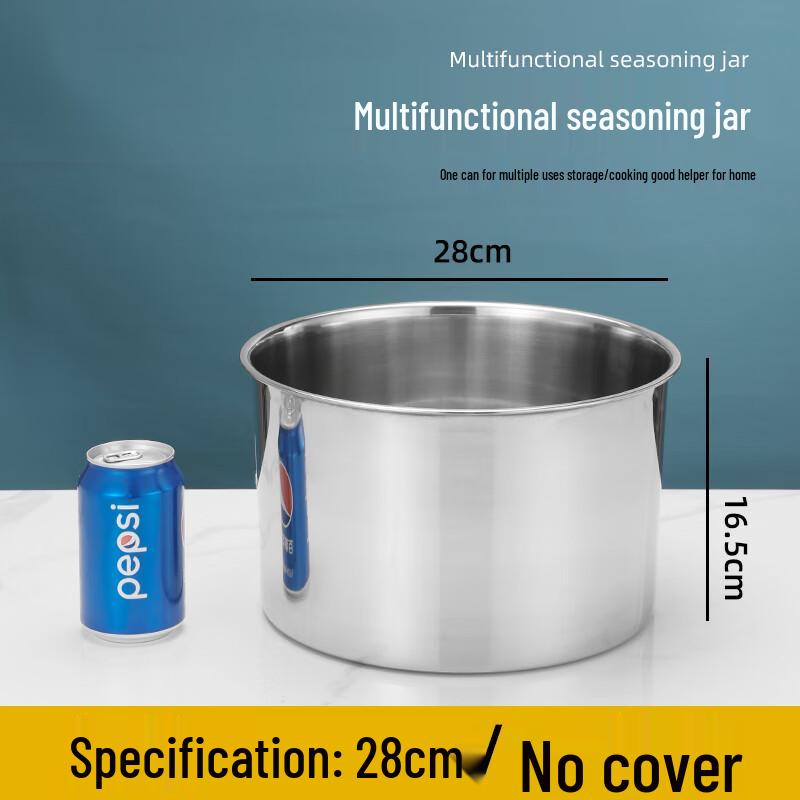 Zhaoran Commercial 304 Stainless Steel Seasoning Pot