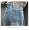 2025 Stylish Girls' Spring/Autumn Jeans - Trendy Straight-Leg Children's Trousers