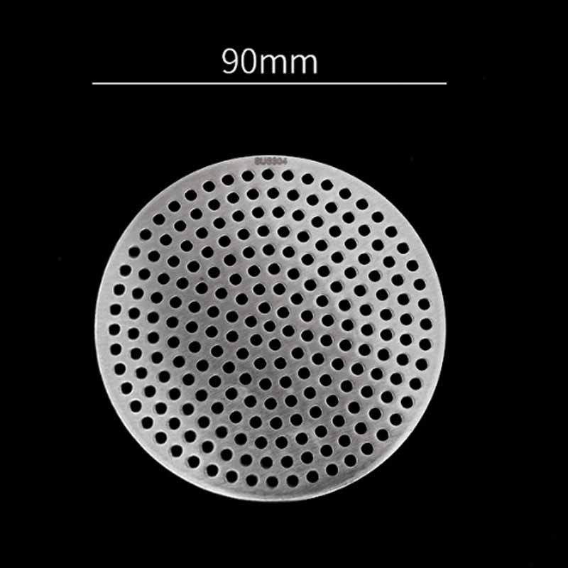 Round Floor Drain Cover 304 Stainless Steel Hair Filter Catcher Stopper Net for Bathroom Kitchen WC Anti Odor Floor Drain Cover
