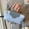 Wholesale new products niche simple contrasting color portable small bag women's leisure trendy versatile light splicing messenger change bag