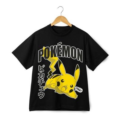 Pokemon Pikachu Grafik T-Shirt - Retro Japanische Streetwear Anime Stil T-Shirt