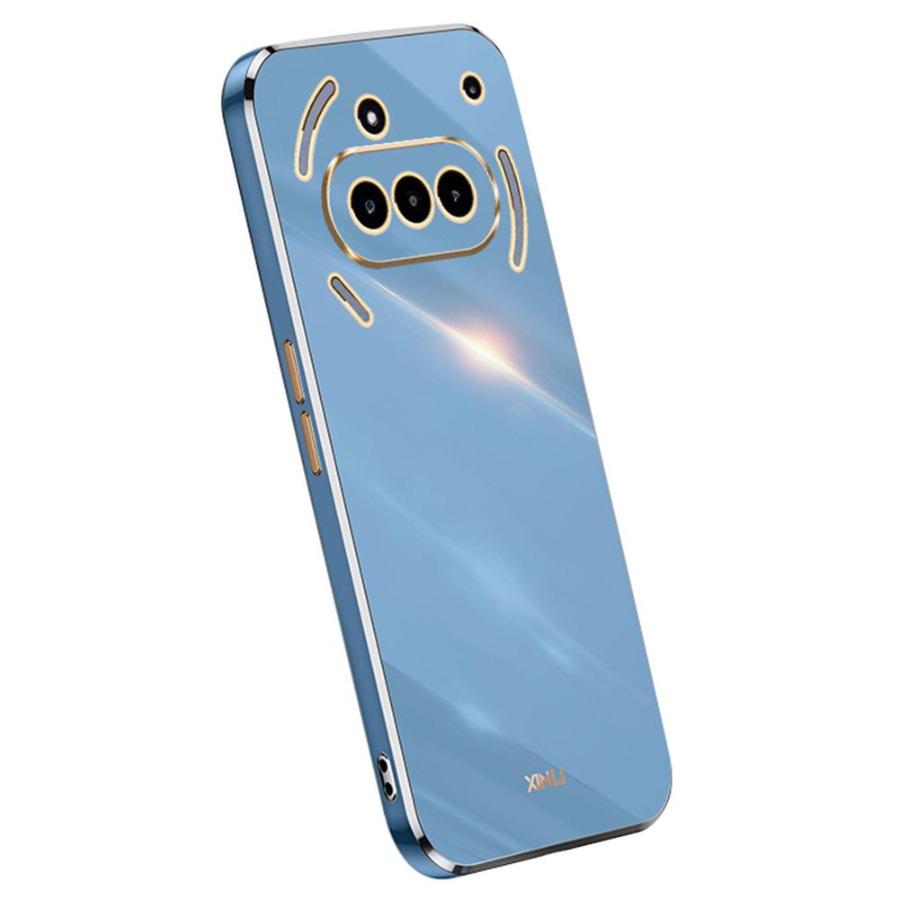 XINLI für Nichts Telefon (3a) Hülle TPU Handyhülle mit galvanisiertem Rahmen