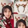 Fawn Horn Christmas Headband Plastic Christmas Elf Headband Cosplay Costume Antlers Headband  Kid