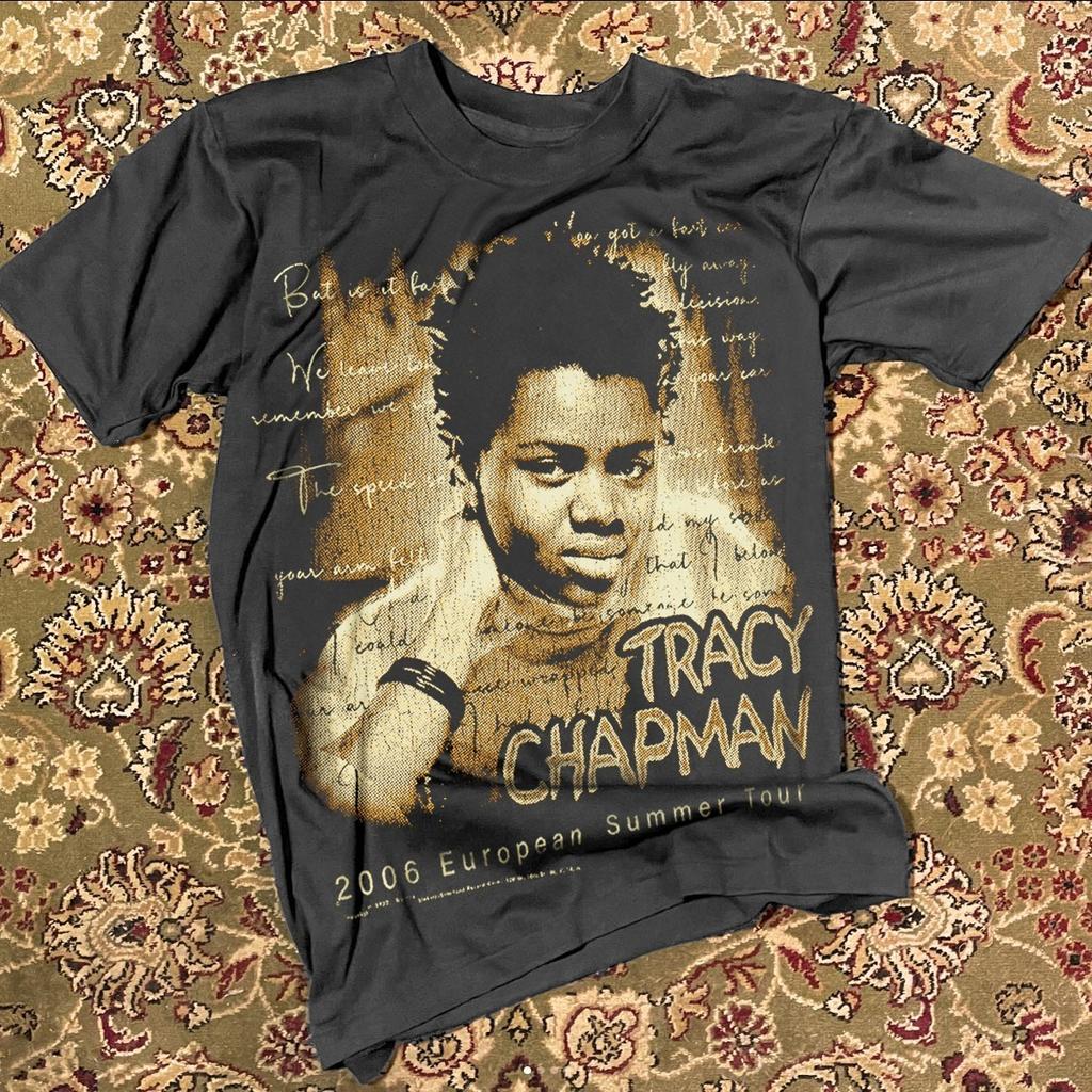 2006 Tracy Chapman Euro Tour Rare T-Shirt Black S