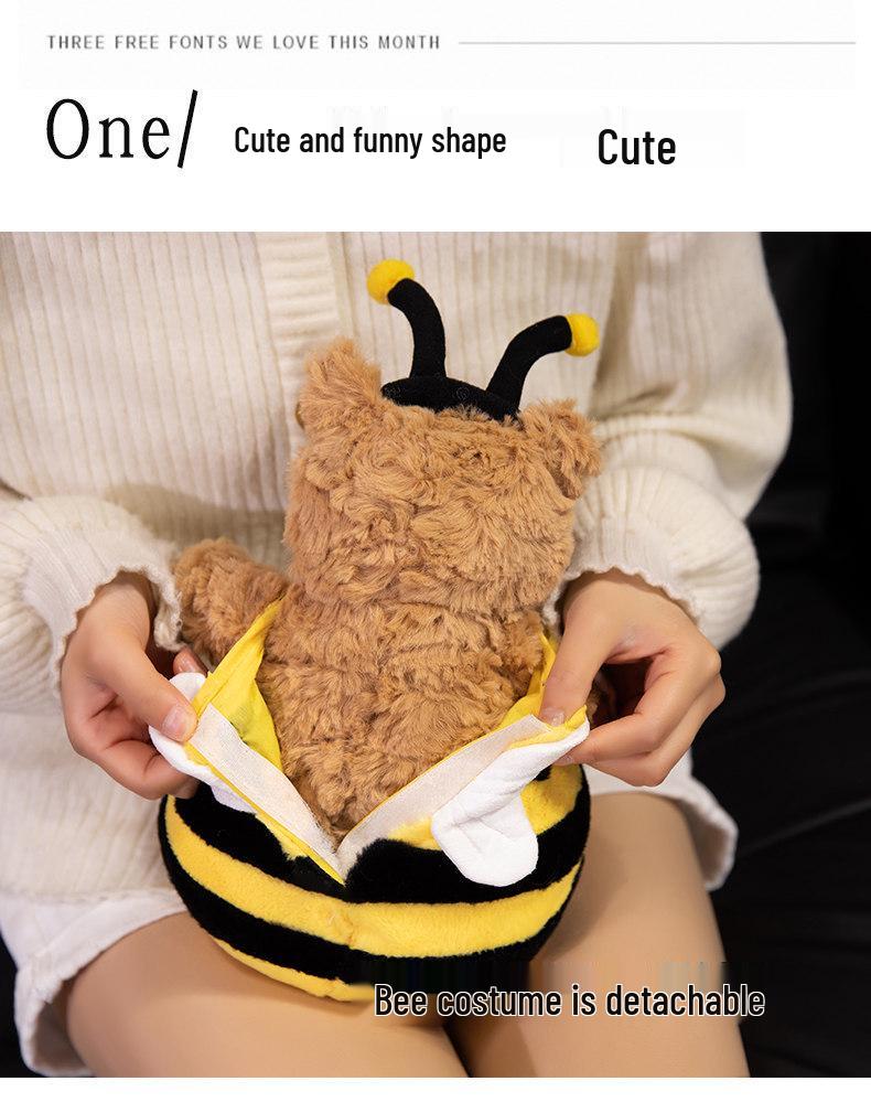 Adorable Owl, Penguin, Duck, Bee, Bear Plush Toy Comfort Doll Series for Kids