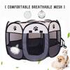 Portable Pet Safe Tent  Foldable Lightweight Pet Playpen Outdoor Travel Waterproof Dogs & Cats Fence