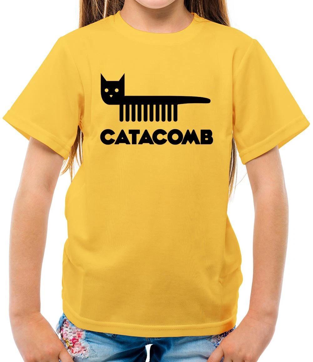 Catacomb - Kids T-Shirt - Cat Cats Love Lover Funny Pet Pets Hair 100