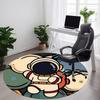 1pc Astronaut Space Office Round Area Rug, Under Office Chairs Bedroom Living Room Home Decor, Room Deco
