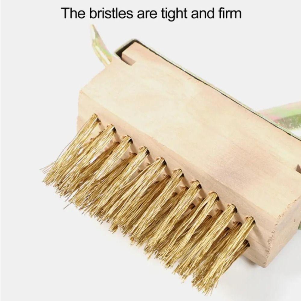 Long Steel Handle Weed Removal Brush Stainless Steel Garden Tools Manual Crack Weeder Patio