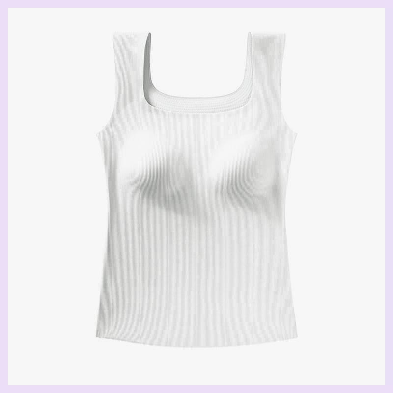 

Maoren Seamless Wide Strap No-Underwire Camisole for Spring/Summer 2XL (135-155 jin) білий