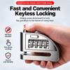 One-Press Open Combination Lock Anti-Cut Structure Bike Lock New Anti-Theft Lock  for Motorcycle