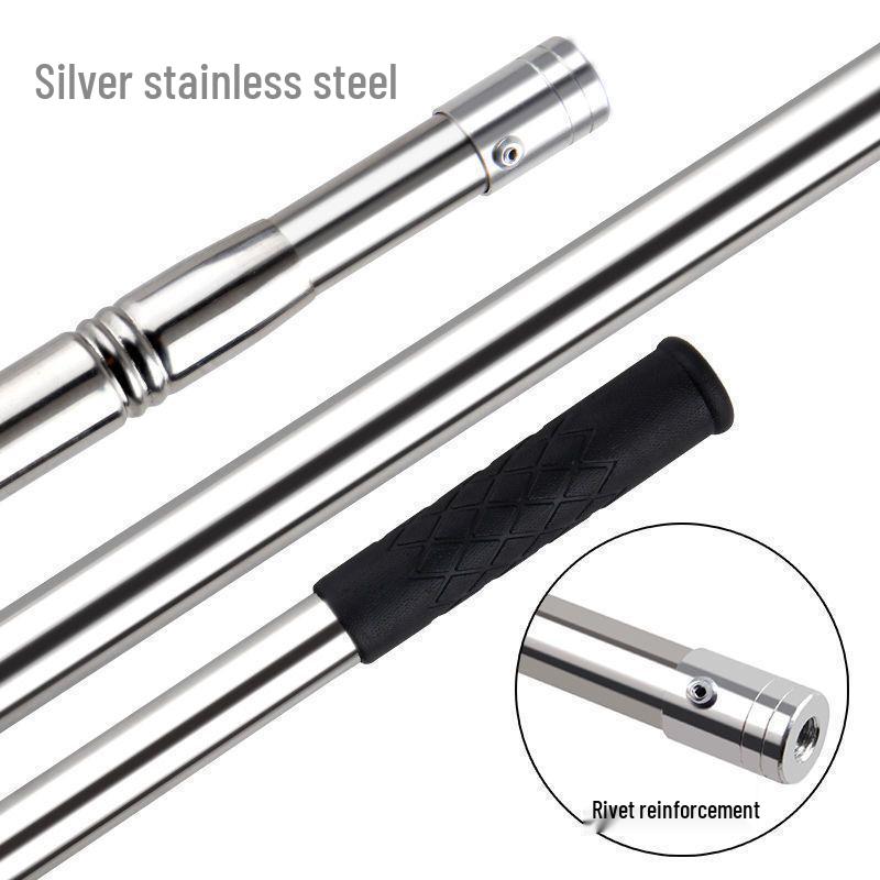 Stainless Steel Retractable Landing Net Pole Fishing Gear Set