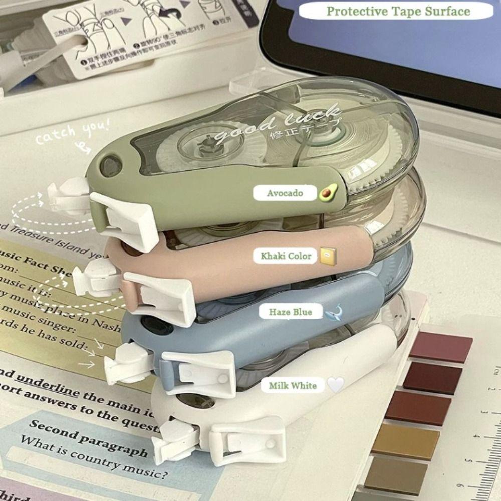 Smooth Correction Tape Silent White Covering Tape New Design Modification Tape Office