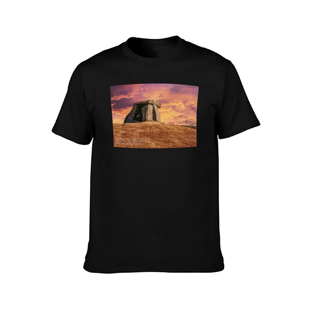 Anta Do Tapadao Dolmen. Neolithic Ruins In Crato T-Shirt Cotton Graphic Tees Plus Size Tops Cute Tops Oversized T Shirt Men