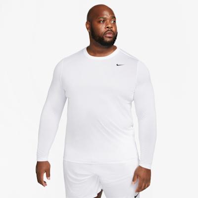 Nike T-Shirts Herren Weiß Rundhals Mittlere Normale Passform