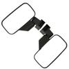 1.75in 2in Rear View Mirror Side Mirrors Replacement For Polaris RZR UTV AVT Roll Bar Black