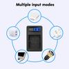 BP511 LCD Charger USB Camera Battery Charger Efficient Charging for EOS 10D 20D 30D 40D 50D D60 MV630i Camera
