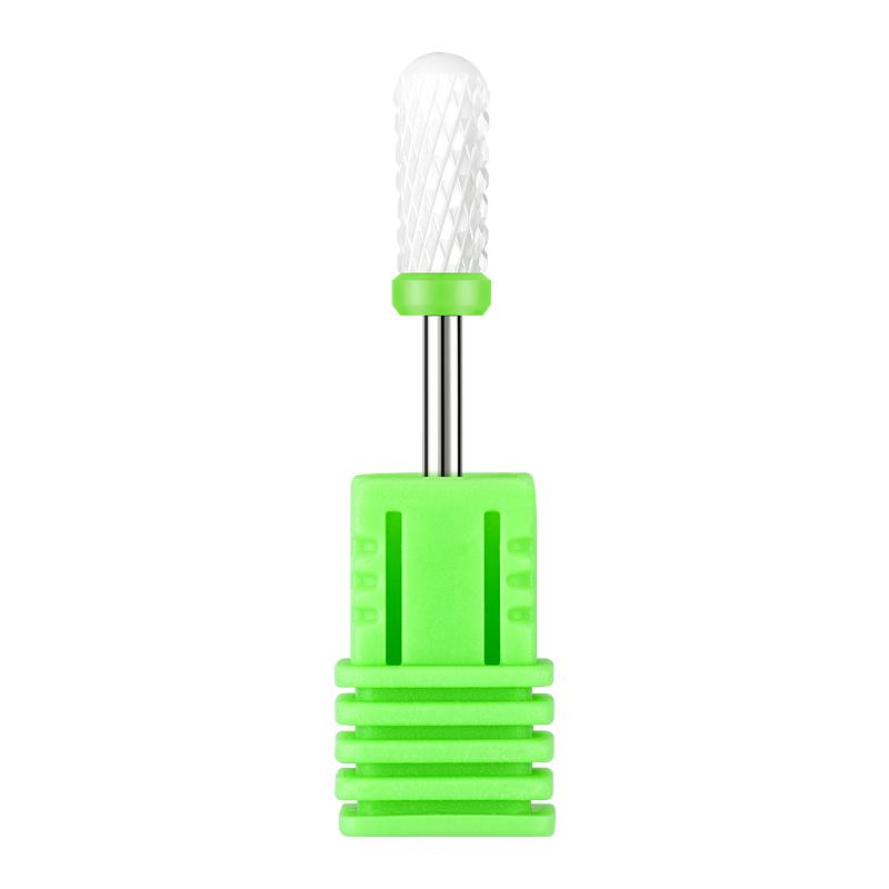 Ceramic Carbide Nail Drill Bits Rotate Electric Ceramic Milling Cutter For Manicure Pedicure Tools