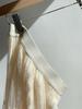 Elegant High-Waist Pleated Mesh Midi Skirt for Women - Summer Style