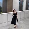 Women's Sexy French Style A-Line Spaghetti Strap Dress - Summer 2024 Collection
