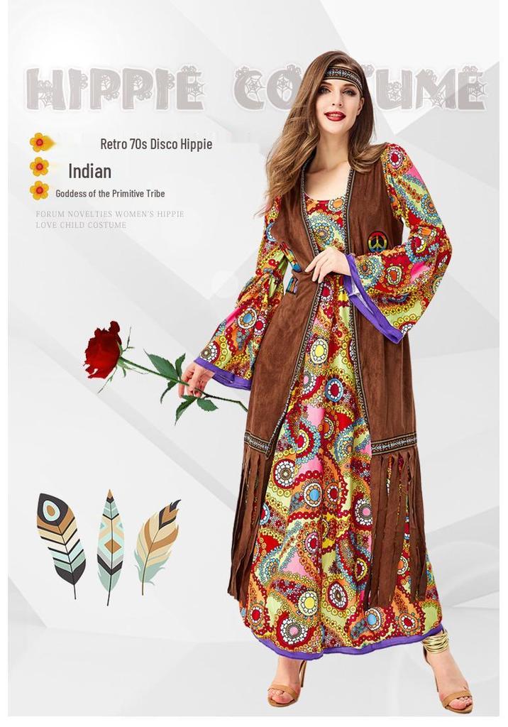 70s Retro Disco Hippie Goddess Costume