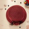 Breathable Flower Sun Fisherman Hat Sunscreen Linen Sunshade Basin Cap  Outdoor