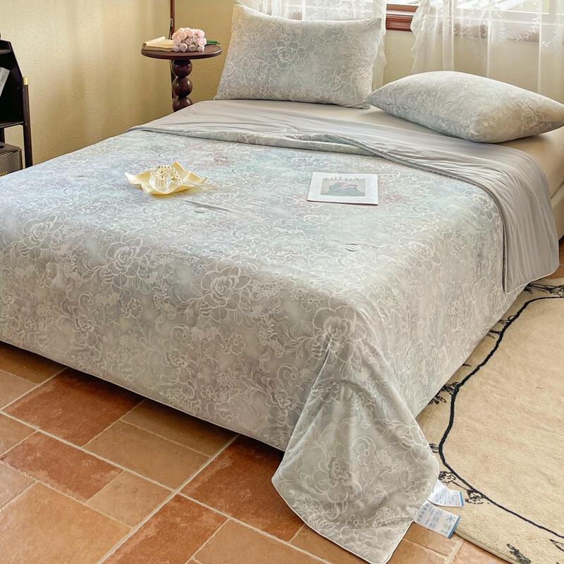 Pastoral Style Knitted Cool-Sense Summer Quilt 200x230cm Double