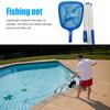 Fish Pond Skimmer Net Telescopic Pool Ponds Cleaning Net Detachable  Lightweight Multifunctional Debris Tools Accessories
