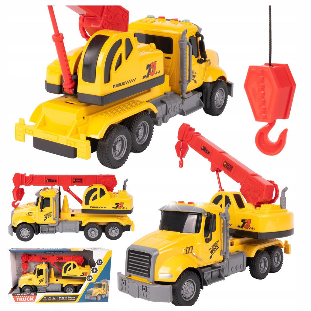 [PACZB] Truck with Crane and Hook LED Sound Z3060