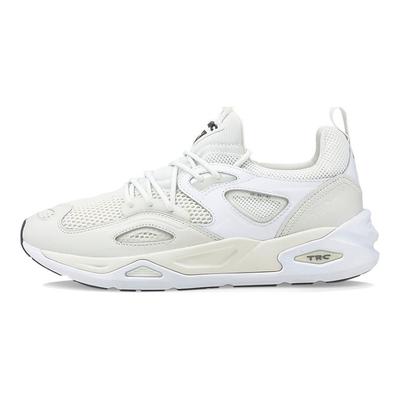 Trc Blaze Pyramids Fabric Synthetic Leather Classic Casual Low Top Sneakers Unisex Sneakers White Gray 384957-01