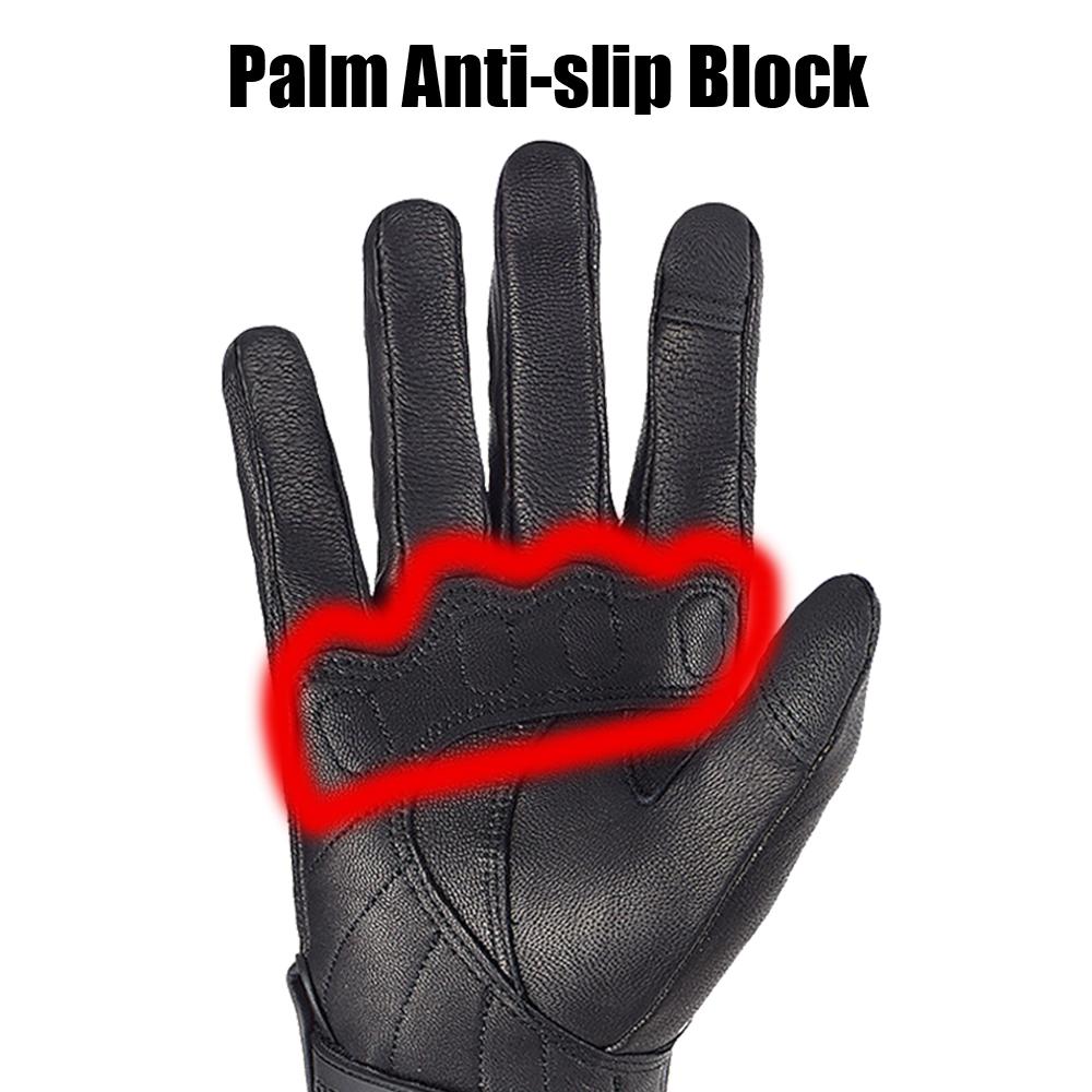 Dotykový displej Pro venkovní cyklistiku Motokros Sportovní Ochrana Závodní rukavice Motocyklové rukavice Kozí kůže Prodyšné Plné prsty