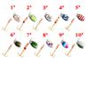 Lure Spinning Sequin10Single-Pack Freshwater Fishing Gear Metal Electroplated Realistic Fake Bait with Barbed Hook